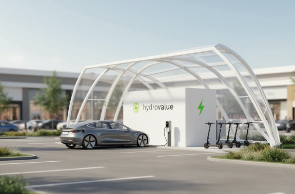 NYA energy node for urban electric mobility and EV charging